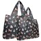 Wrapables Large & Small Foldable Tote Nylon Reusable Grocery Bags, Set of 2